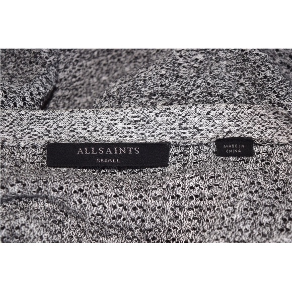 All Saints Gray Slit Sleeve Sweater - Picture 5 of 7